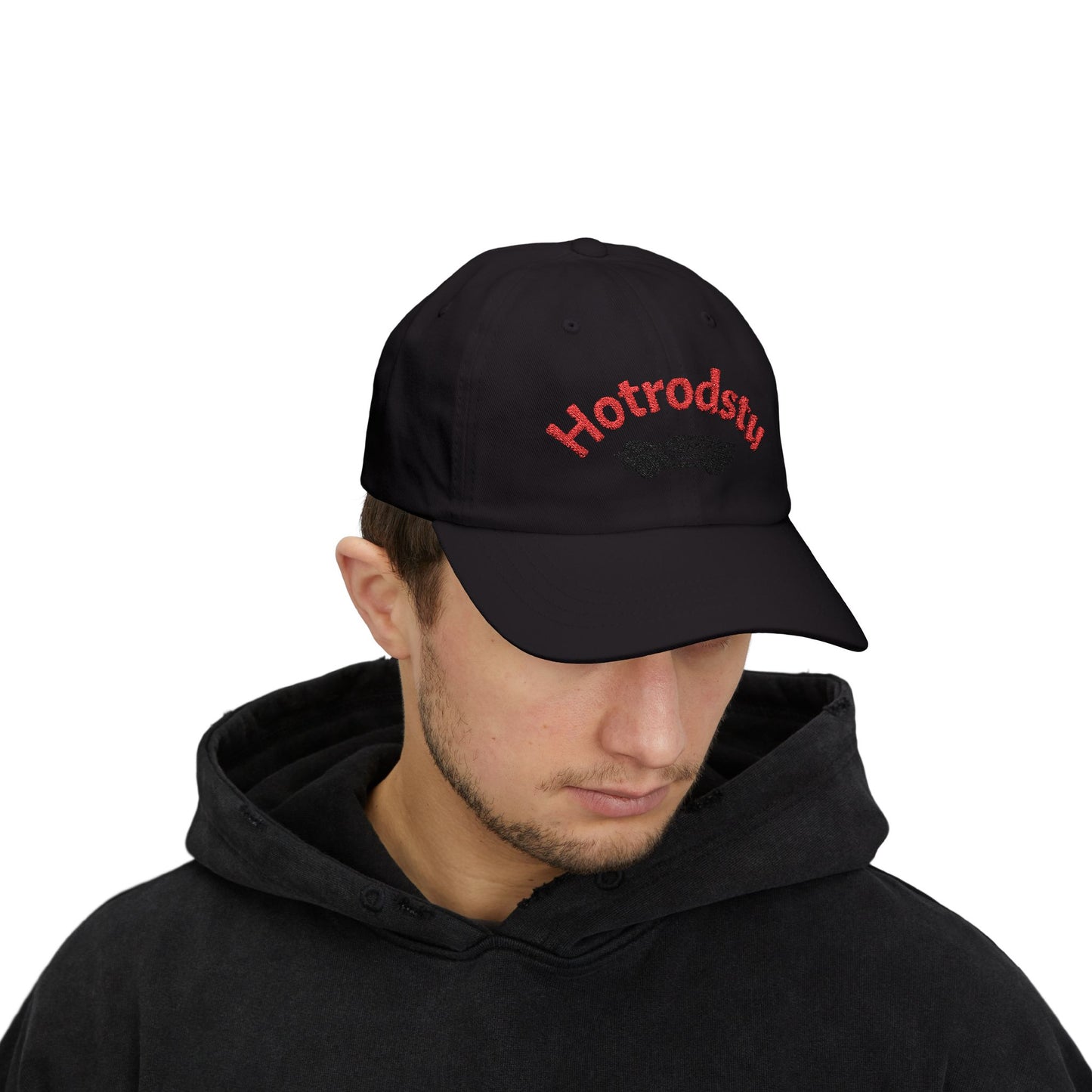 Classic Dad Cap with Hotrod Design - Trendy Adjustable Hat for Dads, Father's Day Gift, Casual Outings, Summer Accessories, Stylish Headwear