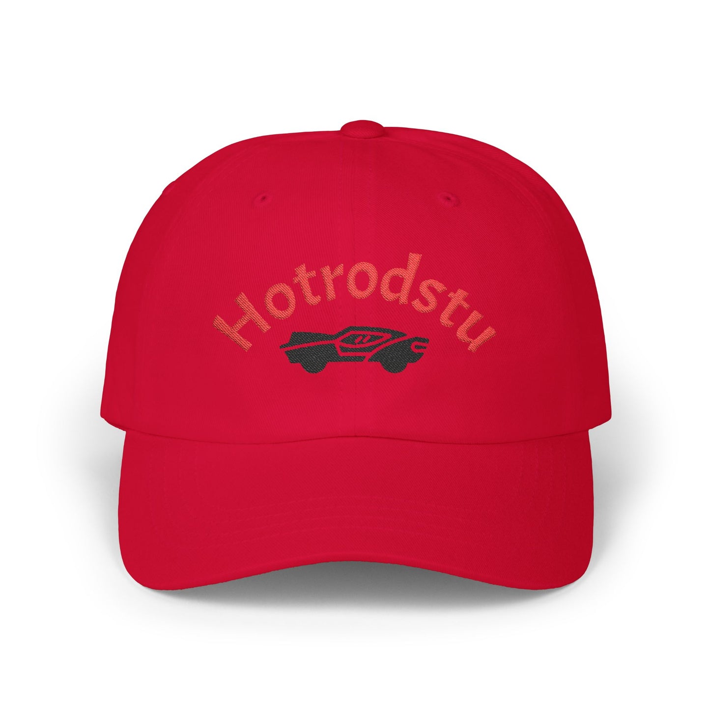 Classic Dad Cap with Hotrod Design - Trendy Adjustable Hat for Dads, Father's Day Gift, Casual Outings, Summer Accessories, Stylish Headwear