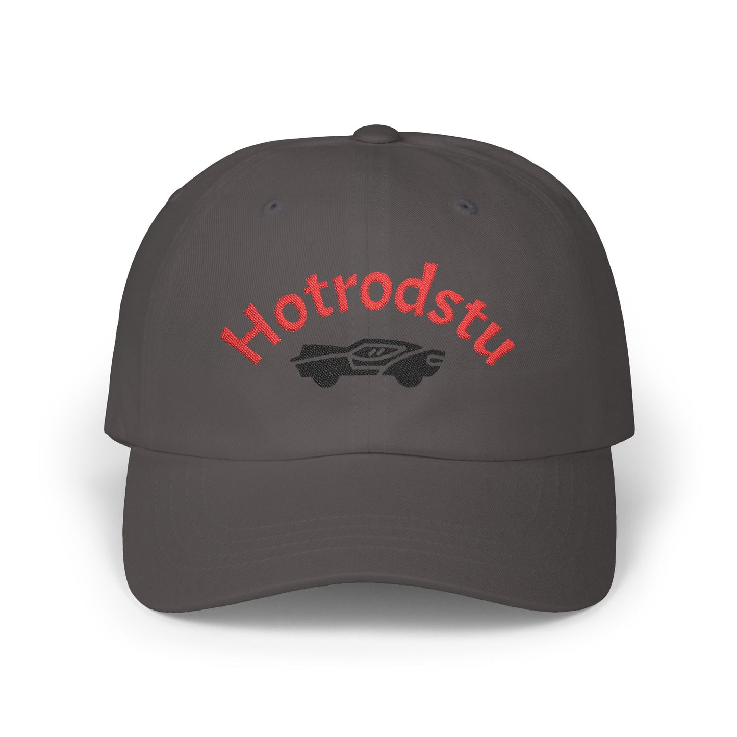 Classic Dad Cap with Hotrod Design - Trendy Adjustable Hat for Dads, Father's Day Gift, Casual Outings, Summer Accessories, Stylish Headwear