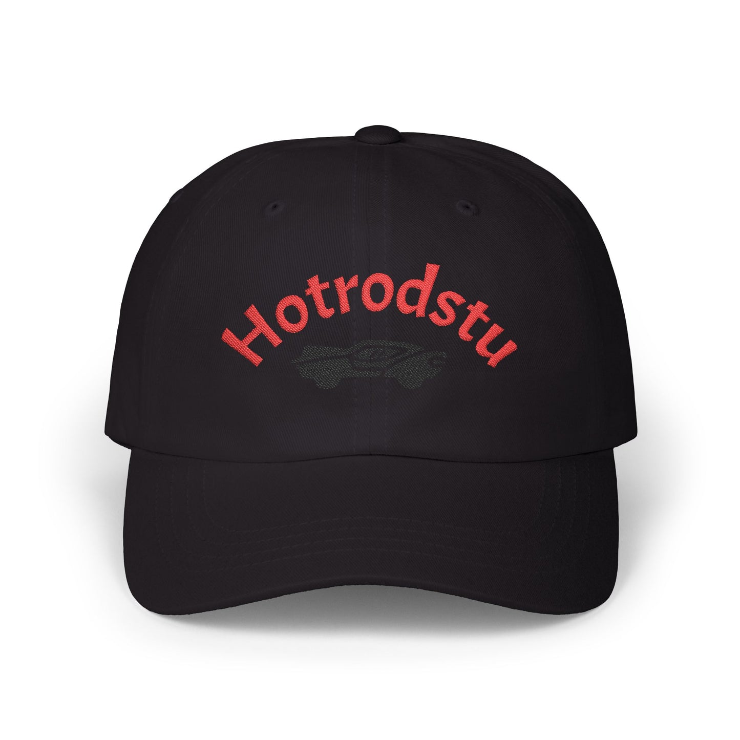 Classic Dad Cap with Hotrod Design - Trendy Adjustable Hat for Dads, Father's Day Gift, Casual Outings, Summer Accessories, Stylish Headwear
