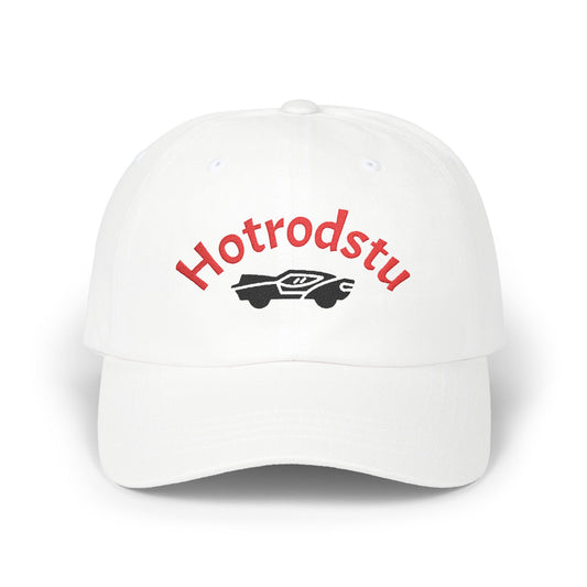 Classic Dad Cap with Hotrod Design - Trendy Adjustable Hat for Dads, Father's Day Gift, Casual Outings, Summer Accessories, Stylish Headwear